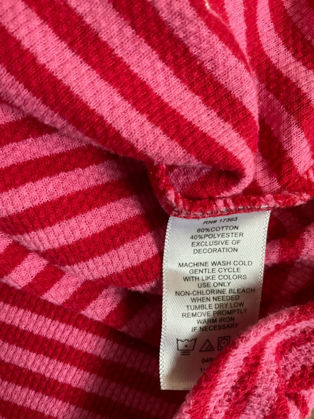 Disney Tinker Bell Pink Striped Henley - Picture 5 of 7
